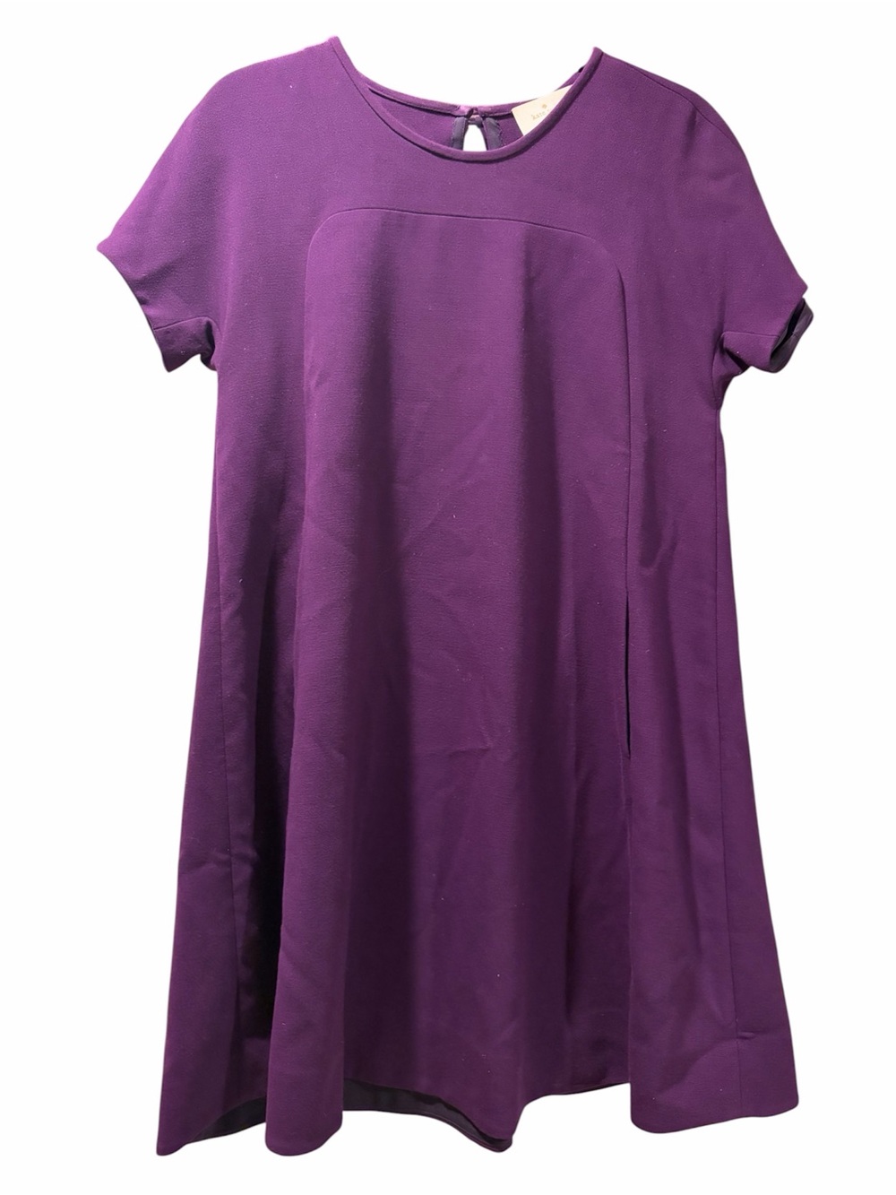 Kate Spade Purple A-Line Short Sleeve Dress
